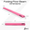 Z-Athletic Gymnastics Training Foldable Foam 8-Foot Floor Balance Beam for Kids, Pink view 3