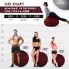 Husband Pillow Exercise Ball 65cm/26in, Arizona Maroon Microsuede Leather Cover with Manaul Pump for Yoga, Pilates, Fitness Balance Stability, Office Ball Chair Seat. Soft & Slip Resistant, Pro Guide view 2