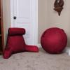 Husband Pillow Exercise Ball 65cm/26in, Mauve Purple Microsuede Leather Cover with Manaul Pump for Yoga, Pilates, Fitness Balance Stability, Office Ball Chair Seat. Soft & Slip Resistant, Pro Guide view 2