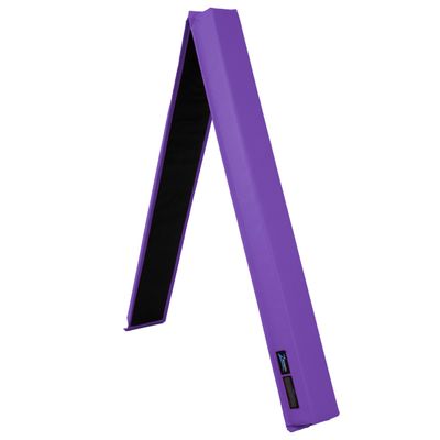 Z-Athletic Gymnastics Training Foldable Foam 8-Foot Floor Balance Beam for Kids, Purple