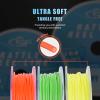 SF Rattle Reel Line for Ice Fishing Rattle Reels Tip-Up 100FT 35LB Sink Fluo Yellow view 4