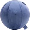 Husband Pillow Exercise Ball Case Cover Only - 65cm/26in, Dark Blue Mirco Plush Soft Cover for Yoga, Pilates, Fitness Balance Stability, Office Ball Chair Seat. Soft & Slip Resistant, Pro Guide view 1