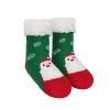 Kids Women Christmas Floor Socks Girls Santa Calf Socks Xmas Party Slipper Socks Cute Fleece Long Socks Non-Slip Family Socks view 1