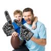 Sotiff 3 Pcs Giant Foam Finger 18 Inch We're Number 1 Foam Hand Cheerleading Pom Pom Cheer Supplies for Football Basketball Soccer Sports Events Team Spirit Games School Business(Black) view 4