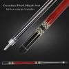 CUEELF Pool Cue Stick Billairds cue Stick 58 inch Maple Billiard Pool Stick Pool Table Sticks 19.5oz/20oz Pool Cues (Red, 19.5oz) view 3
