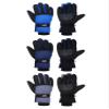 Bencailor 3 Pairs Kids Winter Gloves Waterproof Snow Ski Gloves Warm Windproof Adjustable Mittens for Boy Girl Outdoor(6-10 Years,Blue, Gray, Dark Blue) view 1