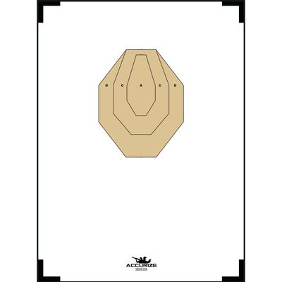 Accurize Shooting Target IPSC /5m