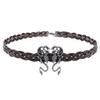 CoTeeZa Black Dragon Fairy Circlet Viking Headband Celtic Braided Crown Adjustable Elf Headpiece Metal Royal Vintage Tiara Cosplay Medieval Costume Hair Accessory for Women Men Renaissance view 1
