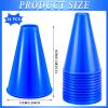 Woanger 24 Pieces Cheer Megaphone for Sports Cheers Party Noisemaker Plastic Megaphone for Sports Match Activities(Blue) view 2