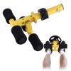 Fitarc Tib Bar, Tibialis Trainer, Tibia Dorsi Calf Raise Machine, Knees Over Toes Equipment for Strengthening Calves/Shins/Ankles, Yellow, Fits 2" Olympic Weight Plates view 1