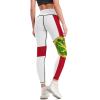 Alderney Flag Yoga Pants for Women High Waist Stretch Length Fitness Running Sports Leggings Pants XL view 4
