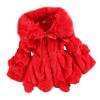 Baby Toddler Kids Clothes Kids Winter Warm Long Sleeve Jacket Faux ur Coat Snowsuit 1-6 Years (Red, 5-6 Years) view 1