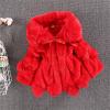 Baby Toddler Kids Clothes Kids Winter Warm Long Sleeve Jacket Faux ur Coat Snowsuit 1-6 Years (Red, 5-6 Years) view 2