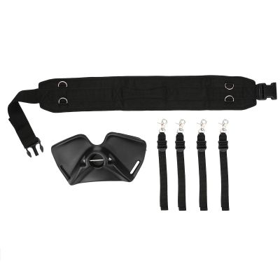 VGEBY Fishing Fighting Belt, Rod Support Holder, Adjustable Waist Size 90-130cm/35.4-51.2in, for Fishing Enthusiasts, Outdoor Activities, and Campers