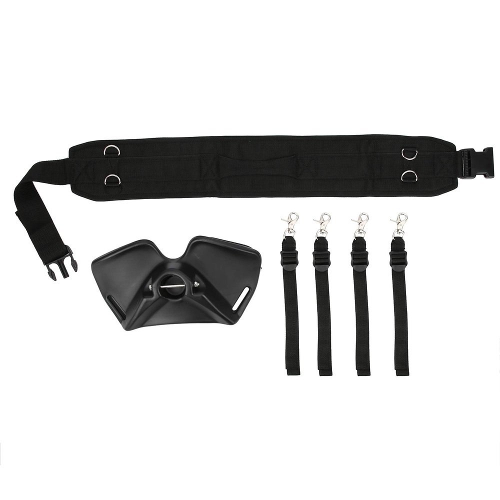 VGEBY Fishing Fighting Belt, Rod Support Holder, Adjustable Waist Size 90-130cm/35.4-51.2in, for Fishing Enthusiasts, Outdoor Activities, and Campers