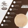 Husband Pillow Exercise Ball Case Cover Only - 85cm/40in, Cowboy Taupe Microsuede Leather Cover for Yoga, Pilates, Fitness Balance Stability, Office Ball Chair Seat. Soft & Slip Resistant, Pro Guide view 3