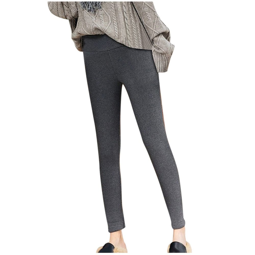 XUNRYAN Leggings for Women Fleece Lined Winter Warm Thick Tights Thermal High Waist Pants Tummy Control Workout Yoga Leggings