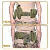 Davi Collection 10 in 1 Tactical Duty Belt,Security Military Belt with Pouches,Rig police Molded Pouches Kit Tactical Security Guard Belt,Army Green view 2