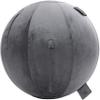Husband Pillow Exercise Ball Case Cover Only - 65cm/26in, Dark Grey Mirco Plush Soft Cover for Yoga, Pilates, Fitness Balance Stability, Office Ball Chair Seat. Soft & Slip Resistant, Pro Guide view 1
