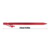 4 Pack Tent Stakes, Heavy Duty Aluminum Ground Pegs Ultralight Metal for Camping Tents and Canopy, Tent Spikes, Decent Stakes for Your Camping Needs (red) view 2