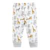 Hudson Baby Unisex Baby Cotton Pants and Leggings, Yellow Safari, 4 Toddler view 4