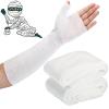 Nuanchu Tubular Stockinette Tubing Cotton Stockinette for Pre Wrap Use Elastic Arm Cast for Cosplay Arm Wrist Thumb Tubing Soft Wrist Wraps(20 Pcs,2 x 11.8 Inch) view 1