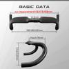 Alfa Pasca Carbon Handlebars Road Bike 31.8 Aerobars for Bicycle Internal Routing Drop Handle Bar Cycling Gravel Bike Handlebars 458mm 478mm 498mm view 2