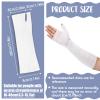 Nuanchu Tubular Stockinette Tubing Cotton Stockinette for Pre Wrap Use Elastic Arm Cast for Cosplay Arm Wrist Thumb Tubing Soft Wrist Wraps(10 Pcs,3.14 x 11.8 Inch) view 2