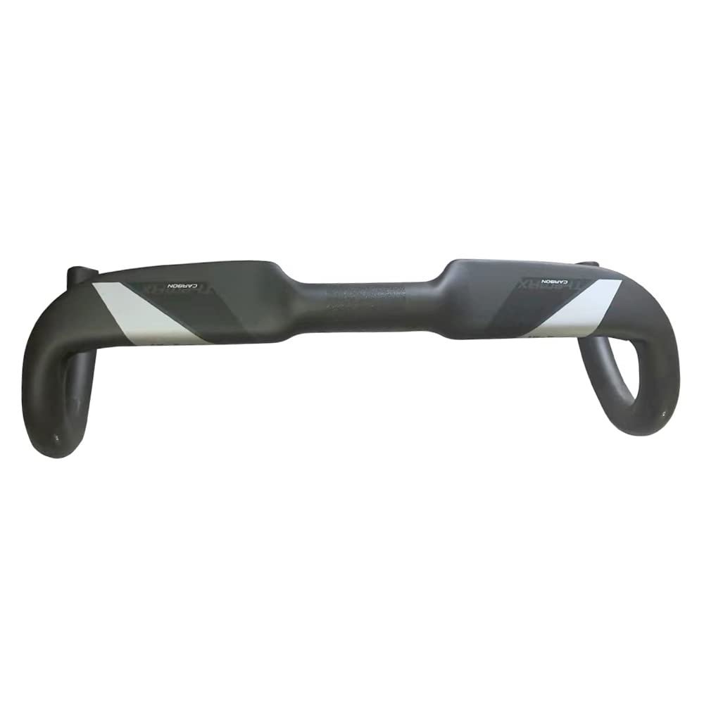 Alfa Pasca Carbon Handlebars Road Bike 31.8 Handlebars Aero Drop Handle Bars Aerobars for Road Bike Inner Routing Ultralight Carbon Handlebar Racing Bike 400/420/440mm Bicycle Parts Accessories
