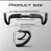 Alfa Pasca Carbon Handlebars Road Bike 31.8 Handlebars Aero Drop Handle Bars Aerobars for Road Bike Inner Routing Ultralight Carbon Handlebar Racing Bike 400/420/440mm Bicycle Parts Accessories view 2