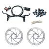 DEYING Zoom Hydraulic Disc Brakes Mountain Bike Sets MTB Front & Rear Set with Disc Rotor 160mm & Color Bolts (Black) view 1