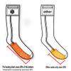 Heated Socks, Thermal Heated Socks for Men, Foot Warmers Cotton Socks for Cycling Camping Hiking Skiing Blue M view 3