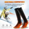 Heated Socks, Thermal Heated Socks for Men, Foot Warmers Cotton Socks for Cycling Camping Hiking Skiing Blue L view 3