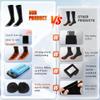 Heated Socks, Thermal Heated Socks for Men, Foot Warmers Cotton Socks for Cycling Camping Hiking Skiing Blue L view 4