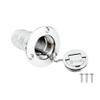 CUREOL 1.5" 38mm Deck Filler Fill Fuel Gas Diesel Water Waste Stainless Steel 316 Keyless Cap Boat Hardware Accessories Socket Yacht (Size : Waste) view 1