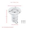 CUREOL 1.5" 38mm Deck Filler Fill Fuel Gas Diesel Water Waste Stainless Steel 316 Keyless Cap Boat Hardware Accessories Socket Yacht (Size : Waste) view 2