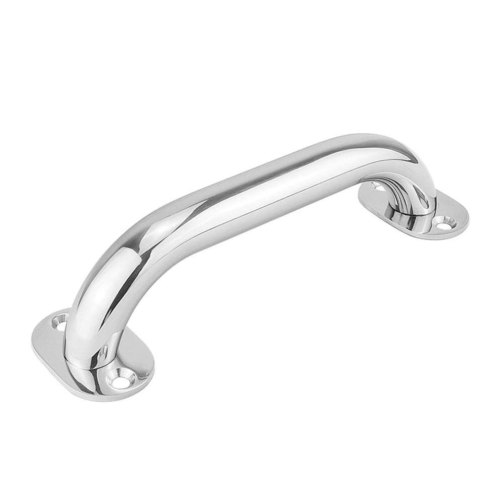CUREOL 200mm Marine Grade 304 Stainless Steel Grab Handle Door Handrail Grip Rail Grab Bar Handle Boat Hatch Yacht Marine Bathroom