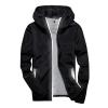 tuduoms Mens Waterproof Cycling Jacket Reflective Raincoat Windbreaker Casual Jacket Outdoor Sport Lightweight Running Jacket view 2