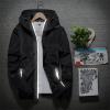tuduoms Mens Waterproof Cycling Jacket Reflective Raincoat Windbreaker Casual Jacket Outdoor Sport Lightweight Running Jacket view 4
