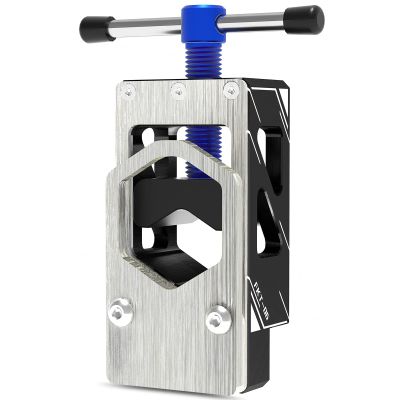 PACYTION Bike Saw Guide for Road Mountain Bike Fork Steerer, Seat Post, Bicycle Handlebar, Adjustable Cut Saw Guide for Cutting