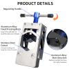 PACYTION Bike Saw Guide for Road Mountain Bike Fork Steerer, Seat Post, Bicycle Handlebar, Adjustable Cut Saw Guide for Cutting view 4