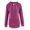 PBNBP Solid Color Tops for Teen Girls Kangaroo Pockets Drawstring Fall Winter Loose Fit Sweatshirts Pullover Hooded Daily Wear Long Sleeve Cute Hoodies Sudaderas view 3