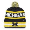 MICHIGAN WOLVERINES BERING '47 CUFF KNIT OSF / NAVY / A view 1