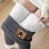 XUNRYAN Leggings for Women Fleece Lined Winter Warm Thick Tights Thermal High Waist Pants Tummy Control Workout Yoga Leggings view 2