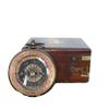 Calif International Pocket Compass Push Button with Wood Box Compass view 1