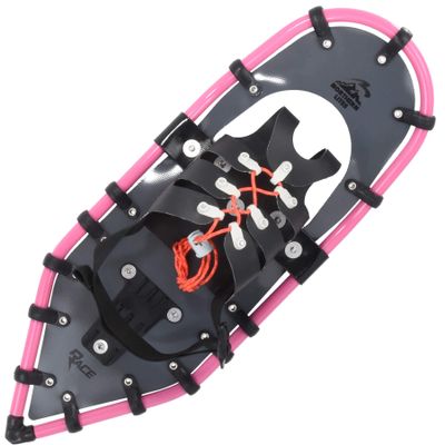 Northern Lites Ultralight Running Snowshoes for Speed & Performance | Speed Lace Binding, Race Traction, 7075-T6 Aluminum Frame | for Athletes up to 200 lbs (Pink)