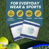 Super Fly Goods Sweatbands Pickleball Golf Tennis Great Gift or for Your Sports or Team (Tennis Wristband Set) view 4