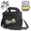 Back9Products Golf Cart Cooler Bag with Magnetic Lid - 12 Can Soft Sided Insulated Cooler, Leakproof & Waterproof - Portable Cooler - Push Carts, Work, Camping, Travel, Men & Womens Gifts (Black) view 1