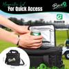 Back9Products Golf Cart Cooler Bag with Magnetic Lid - 12 Can Soft Sided Insulated Cooler, Leakproof & Waterproof - Portable Cooler - Push Carts, Work, Camping, Travel, Men & Womens Gifts (Black) view 2