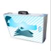 PARTYPONG 8-Foot Folding Beer Pong Table w/Cup Holes - Naughty N Nice Edition view 2